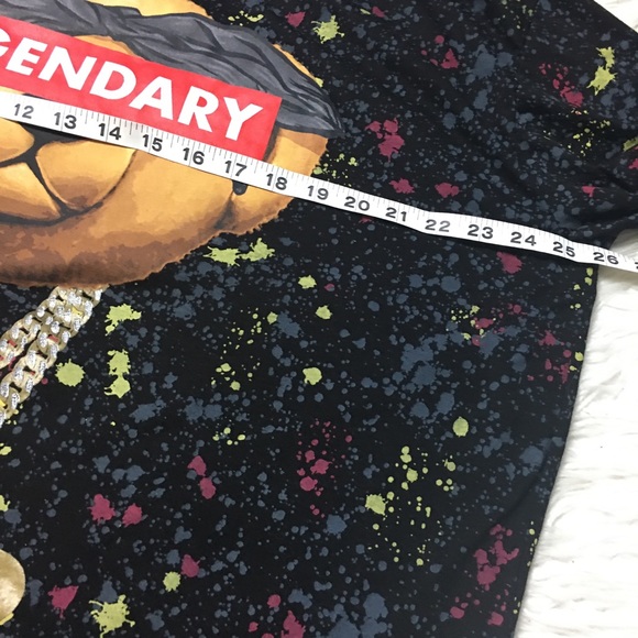 Hustle Shirt Black Legendary Pick Paint Splash 2XL - Picture 10 of 11